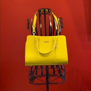 NWOT Yellow Green blend purse.